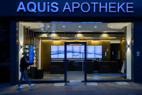Apotheke Aquis, Aachen  / Architekt C. Palm, Köln